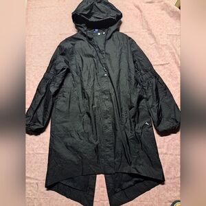 Women's Black Hooded  Jacket